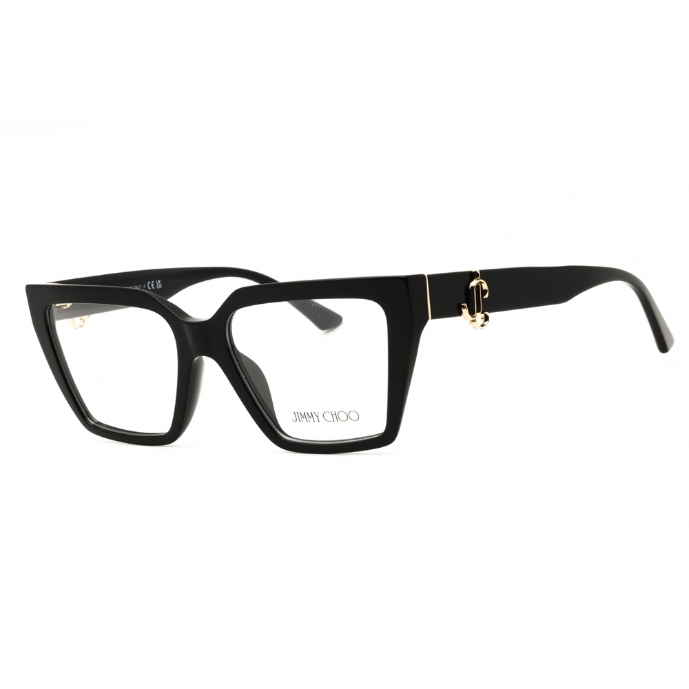 Jimmy Choo JC3017U Eyeglasses Black Acetate Rectangle